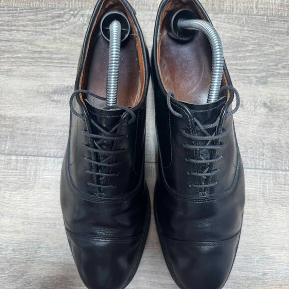 Allen Edmonds Park Avenue Black Leather Cap Toe Oxford Shoes Men\'s Size 9.5 main image 6